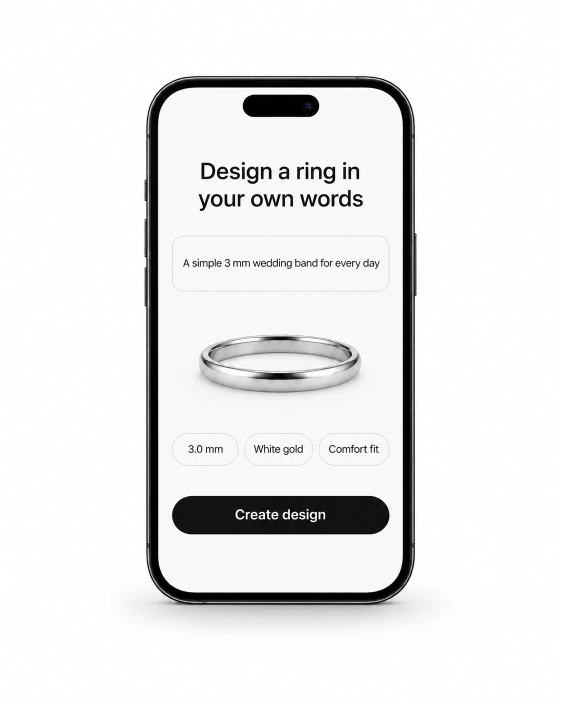 L1 customer concept shown on an iPhone